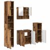 vidaXL Baderomsinnredningssett 4 stk. Gamle tre 61 x 35 x 64 cm