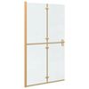 vidaXL Walk-In dusjvegg Gull 110 x 6,5 x 190 cm