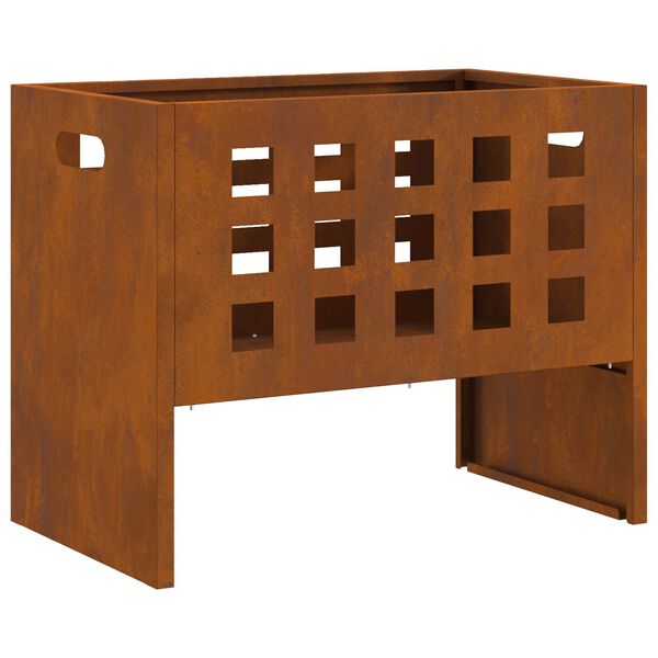 vidaXL B&aring;lplass Brun 50 x 30 x 40 cm St&aring;l