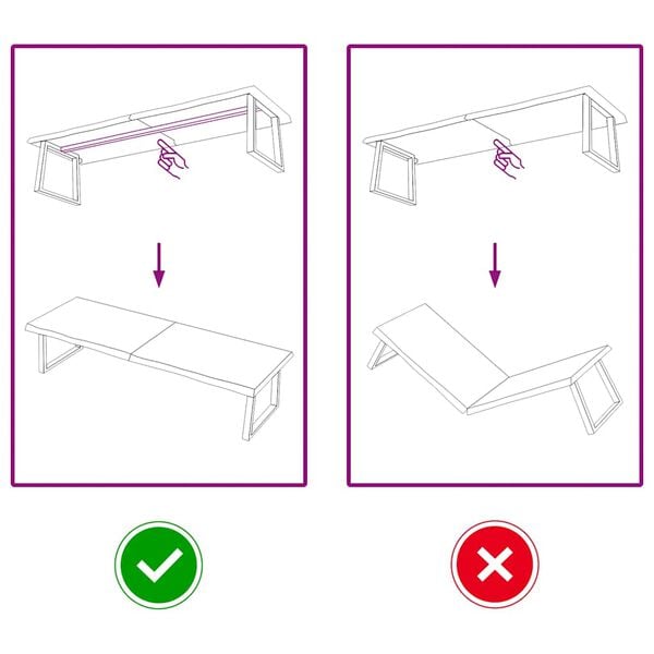 vidaXL Bordplate lysebrun 180x60x(2-4) cm behandlet heltre eik