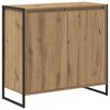 vidaXL Sideskap Artisan eik 79 x 36 x 75 cm Konstruert tre
