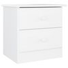 vidaXL Nattbord ALTA hvit 41x35x41 cm heltre furu