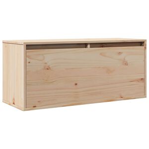vidaXL Veggskap 80x30x35 cm heltre furu