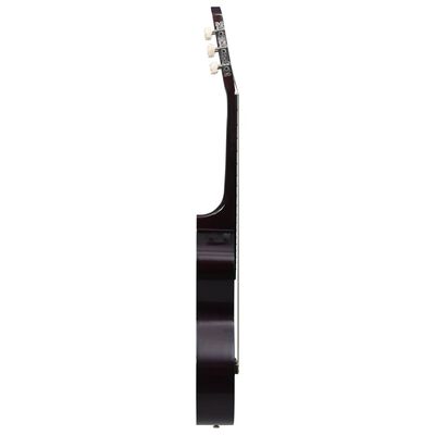 vidaXL Klassisk gitar 8-delers sett for nybegynnere og barn 1/2 34"