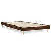 vidaXL Sengeramme uten madrass brun eik 100x200 cm konstruert tre