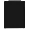 vidaXL Skoskap svart 100x35x45 cm konstruert tre