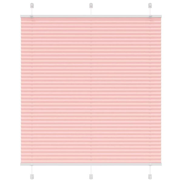 vidaXL pliss&eacute;gardin Rosa 120x150 cm Stoff Bredde 119,4 cm Polyester