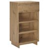 vidaXL Sko Skap 48 x 38 x 87,5 cm Konstruert tre Artisan eik