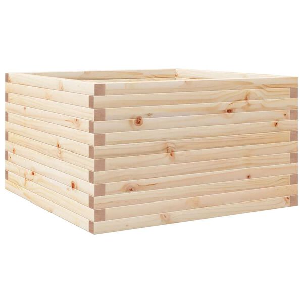 vidaXL Plantekasse 80x80x46 cm heltre furu