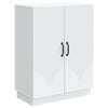 vidaXL Serviesskap Hvit 66 x 34,5 x 87 cm Konstruert tre