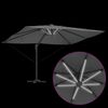 vidaXL Kipp Roma Parasol Anthracite og svart 352 x 251 x 265 cm