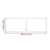 vidaXL Klar presenning med maljer 1x3 m PVC