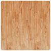 vidaXL Firkantet bordplate lysebrun 90x90x2,5 cm behandlet heltre eik