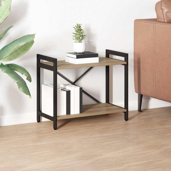 vidaXL Bokhylle Artisan Eik 60 x 30 x 50 cm Konstruert tre