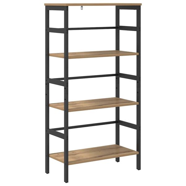 vidaXL Bokhylle Artisan Eik 60 x 29,5 x 115 cm Konstruert tre