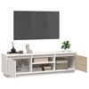 vidaXL TV-benk hvit 140x35x40 cm heltre furu