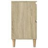 vidaXL Servantskap sonoma eik 80x33x60 cm konstruert tre