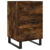 vidaXL Nattbord r&oslash;kt eik 40x40x66 cm konstruert tre