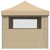 vidaXL Partytelt Beige 292 x 440 x 315 cm Oxford Stoff