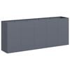 vidaXL Plantekasse antrasitt 200x40x80 cm kaldvalset st&aring;l