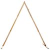 vidaXL Bryllupsbue Lys Brun 202 x 95 x 254 cm Massiv furu