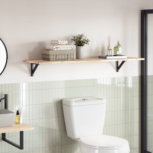 vidaXL Bordplate 120x40x2 cm rektangul&aelig;r heltre akasie