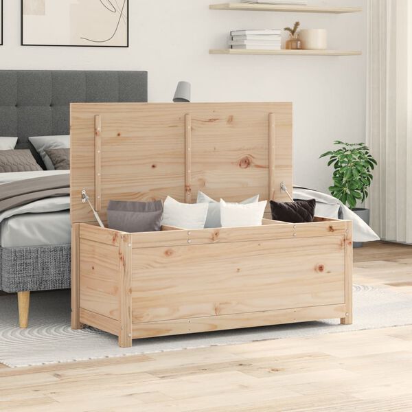 vidaXL Putekasse 110x50x45,5 cm heltre furu