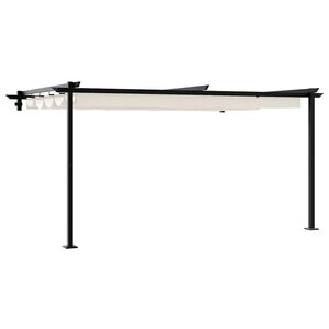vidaXL Paviljong 400 x 300 x 200 cm Krem Polyester