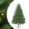 vidaXL Juletre med LED-lys Gr&oslash;nn 180 cm PE