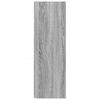 vidaXL Hjørneskap grå sonoma 33x33x100 cm konstruert tre