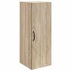 vidaXL Vegghengt skap 33 x 34,5 x 90 cm Konstruert tre Sonoma eik