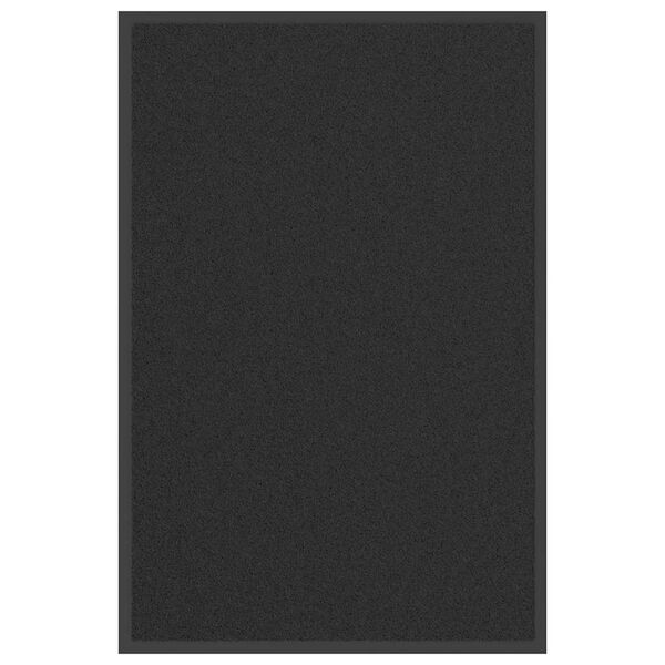 vidaXL D&oslash;rmatte Sort 60x90 cm