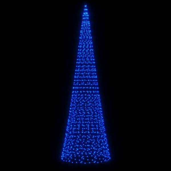 vidaXL LED juletre 1534 LEDs Bl&aring; 500 cm
