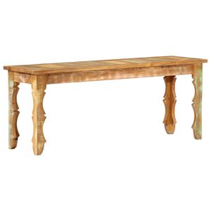 vidaXL Benk 110x35x45 cm gjenvunnet heltre