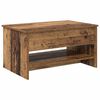 vidaXL Kaffebord Gamle tre 80 x 50,5 x 41,5 cm Konstruert tre