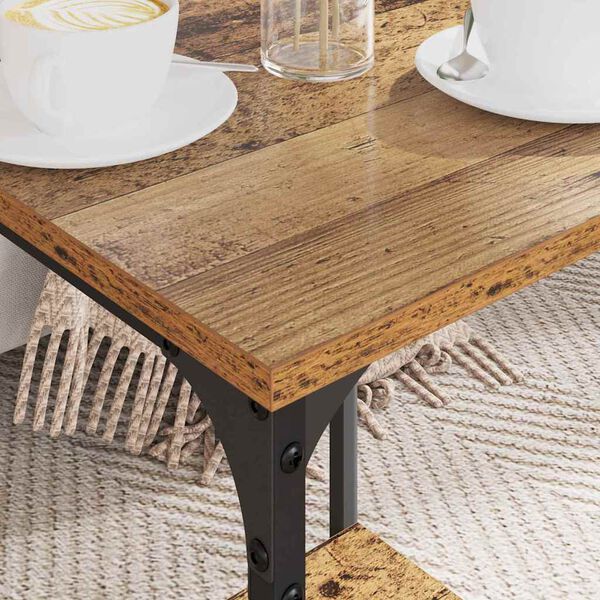 vidaXL Kaffebord Gamle tre 40 x 40 x 55 cm Konstruert tre