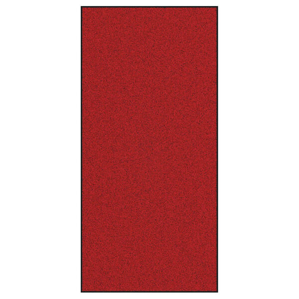 vidaXL Dørmatte Annet Rød og svart 120 x 250 cm Polypropylen og vinyl
