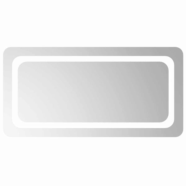 vidaXL Baderomsspeil med LED 80x40 cm
