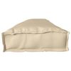 vidaXL Pallet Pute Sett 2 pcs Beige 200 x 40 x 8 cm Oxford-stoff