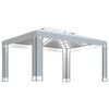 vidaXL Paviljong med LED-lysslynge 3x4 m hvit