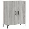 vidaXL Highboard gr&aring; sonoma 69,5x34x180 cm konstruert tre