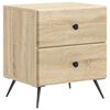 vidaXL Nattbordskap Sonoma eik 43 x 34,5 x 47,5 cm Konstruert tre