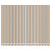 vidaXL Erstatningsduk for markise flerfarget stripe 4x3 m