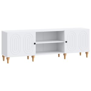 vidaXL TV-skap Hvit 150 x 31 x 50 cm Konstruert tre