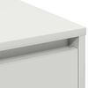 vidaXL LED sideboard Hvit 90 x 32 x 75 cm Konstruert tre