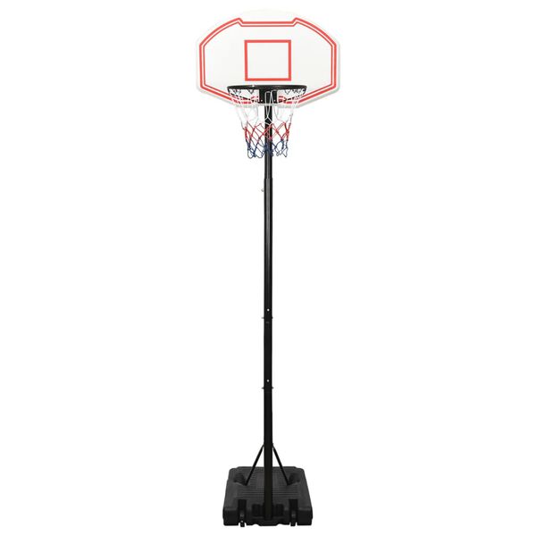 vidaXL Basketballstativ hvit 282-352 cm polyeten