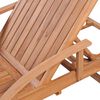 vidaXL Solseng heltre teak