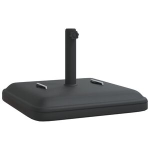 vidaXL Parasollfot med h&aring;ndtak for &Oslash;38 / 48 mm stenger 27 kg firkantet