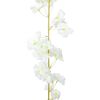 vidaXL Blomsterkranser for jul 6 stk hvit 180 cm