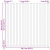 vidaXL akustiske veggpaneler 8 stk lamell 60,5x60 cm eikefiner